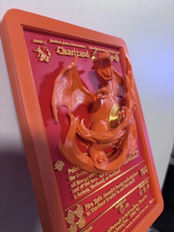 réplique cadre carte pokemon géante en relief 3D🌟 - Photo 3/4