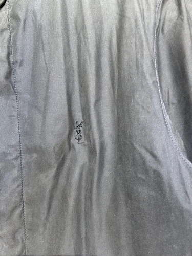RARE Vintage YSL Yves Saint Laurent Pour Homme Jacket Mens Size M Fits L-XL Blac image 2