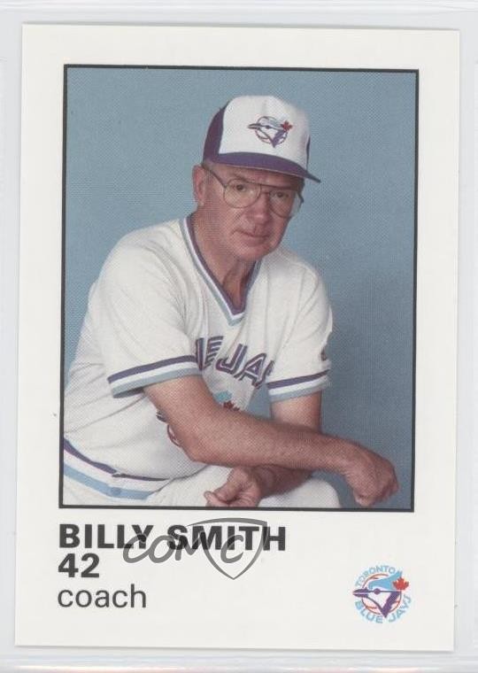 1987 Toronto Blue Jays Fire Safety Billy Smith 0w8