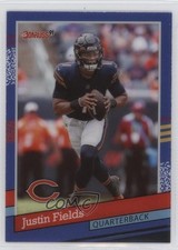 2021 Panini Clearly Donruss Clearly Retro 1991 Justin Fields #91-19 x5u