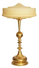 Design Art Déco Table Lamp "CHESS" Brass Lamp Large 68 Cm