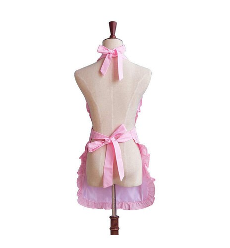 Cute Girls Bowknot Lady's Kitchen Restaurant Women's Cake Apron Fashion Funny Ap - Picture 2 of 6