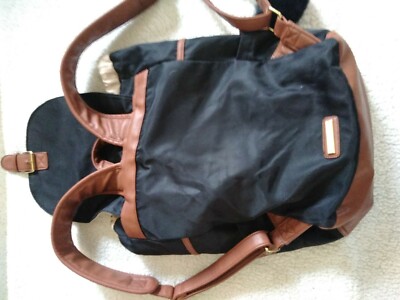 Sac à Dos Madden Girl Noir Et Marron - Taille M Avec Pompons - Occasion Très Bon état