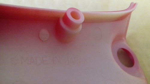 NOS 51841-35600-061 FR80 B 1977 Suzuki Red Right Lower Handlebar Cover - Picture 5 of 10