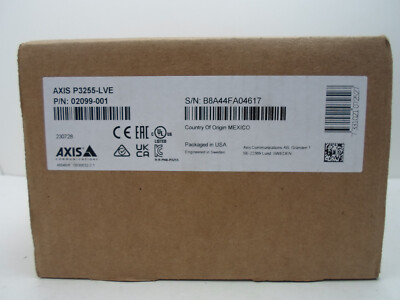 AXIS P3255-LVE Network Surveillance Camera Dome Outdoor 02099-001 (O20477-6 IO)