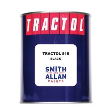 Metal Primer Undercoat Paint Tractol 816 Black 1 Litre 1L