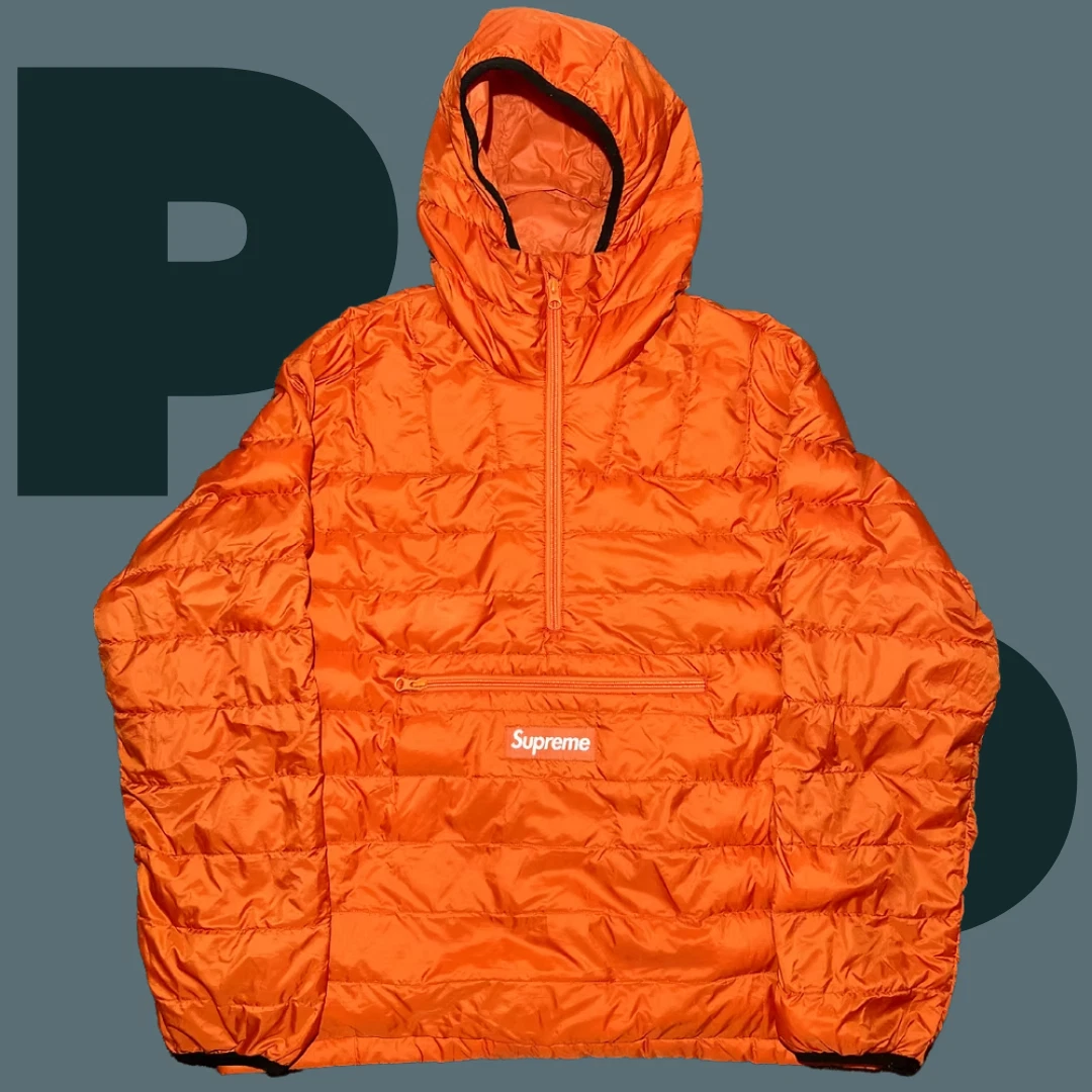 Pull à capuche Supreme Micro Down demi fermeture éclair (petit)