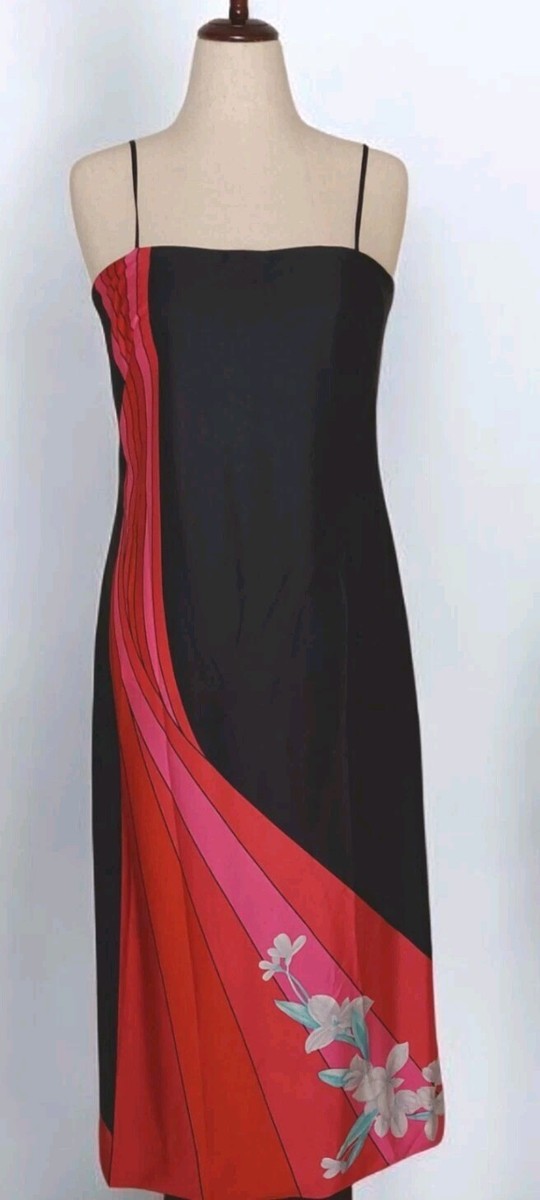 VTG 70's Malama Sophisticates Hawaii Maxi Spaghetti Strap