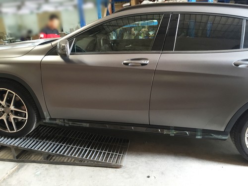 Carbon Fiber Side Skirt Spoiler For Benz GLA180 GLA200 GLA250 GLA45 2015-19 - Picture 2 of 12