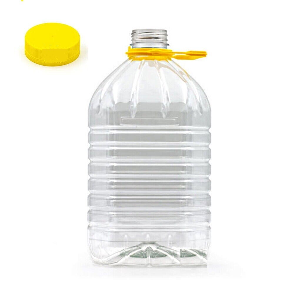 6 Damigiane Vetro Da 5 Litri - Con Chiusura A Pressione, Per Liquori E Acquavite - Foto 7