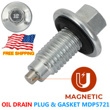 Magnetic Oil Drain Plug Gasket Mdp5721 For Chevorlet Gmc Hummer Ford Lincoln
