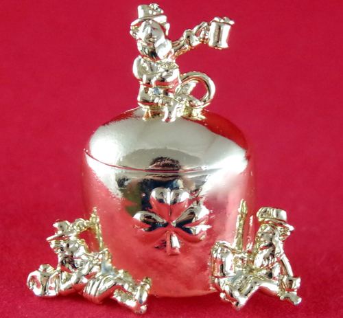 ¡Difícil de encontrar! NUEVO DE LOTE ANTIGUO DE COLECCIÓN DANECRAFT DUPRECHAUNS con JARRA DE WHISKY IRLANDÉS BROCHE DEL DÍA DE SAN PATRICK - Imagen 2 de 16