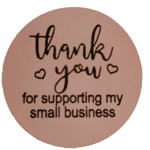 Thank You Sticker For Business x50The Perfect Add on to your custom orders! 50pc - Picture 4 of 9
