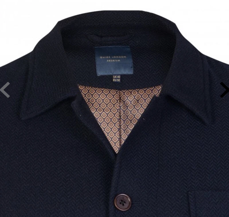 Chaqueta inteligente azul marino Guide London talla S £185 precio de venta sugerido por el fabricante £255 Foto 2 de 2