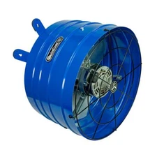 1945 CFM 2-Speed Gable Mount Attic Fan Blue Galvanized Steel