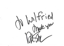 David Sanborn "jazz" autograph signed 10x15 cm index card