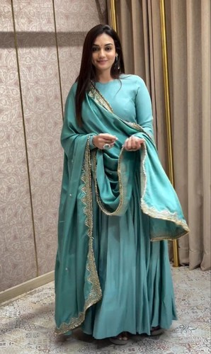 VESTIDO DE FIESTA ANARKALI SALWAR KAMEEZ PAKISTANÍ INDIO VESTIDO DE NOVIA BOLLYWOOD - Imagen 3 de 15