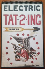 Brooklyn Joe Lieber Traditional Vintage Style Tattoo Flash Book 30 Pages Vol 1