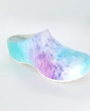 7401 Dansko Womens Kane Molded Tie Dye EVA Clog Size 39 EU 8.5-9 US