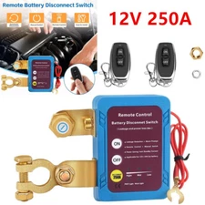 12V 250A Kill Switch Remote Battery Disconnect Switch Battery Cut Off Switch US