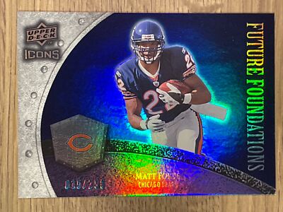 2008 Upper Deck Icons Future Foundations Blue #22 Matt Forte /250