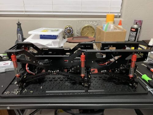 New Aluminum 6X6 Chassis kit for TAMIYA Clod buster/bull head - Picture 8 of 14