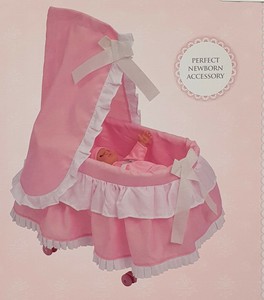 luxury dolls moses basket