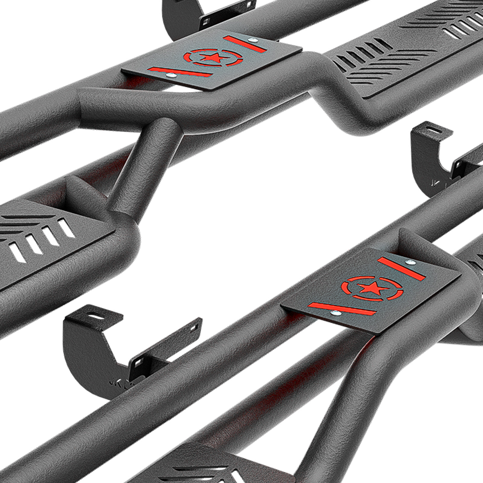 6'' Side Steps Running Boards For 18-2025 Jeep Wrangler JL JLU Unlimited 4 Doors