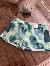 Xersion Pull-On Big Girls Mid Rise Adjustable Waist Running Short Size L