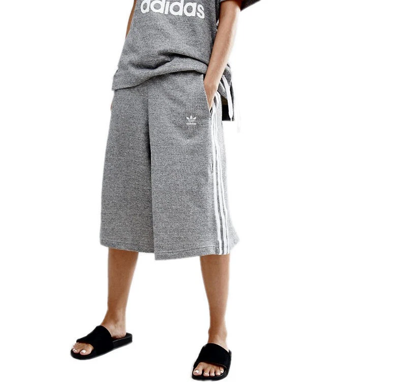 adidas Originals Women's 3-Stripe Culottes Shorts Wide Leg Pants XS S AY6708 - Image 3 of 4
