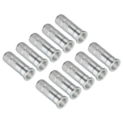Aluminum Arrow Inserts 0.3'' Dia 7.6mm 8.8mm for Archery Points, 12pcs