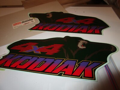 Yamaha 1996 KODIAK  Graphic Set Front Fender PN:4SH-21570-10-00 4SH-21570-11-00