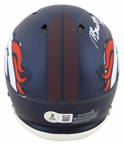 Broncos Nik Bonitto Authentic Signed Speed Mini Helmet BAS Witnessed - Picture 2 of 2