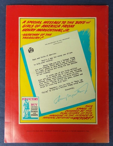 Wonder Woman DC Comics Famous 1st Edition Limited Collectors' Blue Ribbon Series - Picture 2 of 3