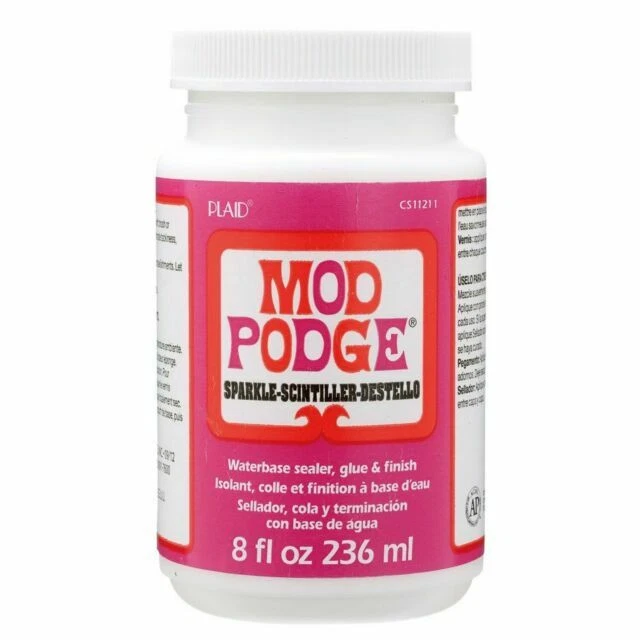 Mod Podge Plaid Sparkle - 8oz