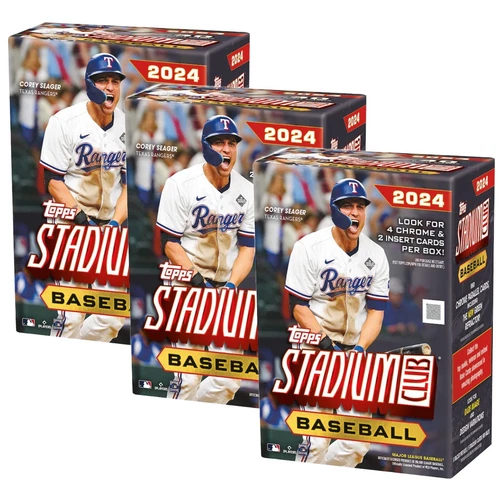 2024 Topps Stadium Club MLB Value Blaster Box (Lot of 3) - In Hand to Ship!