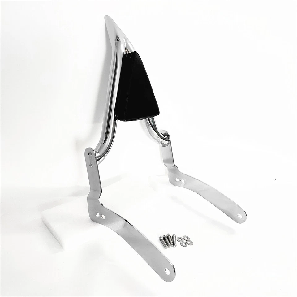 Respaldo barra Sissy pasajero cromado 22" para Kawasaki Vulcan 900 VN 900 VN2000 Foto 2 de 4