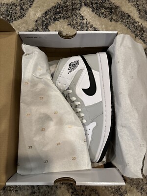 Nike Air Jordan 1 Mid Grey Fog W Size 8 BQ6472-015 BNIB OG Ships