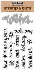 HERO ARTS - CLEAR STAMPS N METAL CUTTING DIE - WISHES