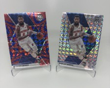 2019-20 Mosaic #77 Markieff Morris Blue Reactive & Silver Wave Prizm Lakers
