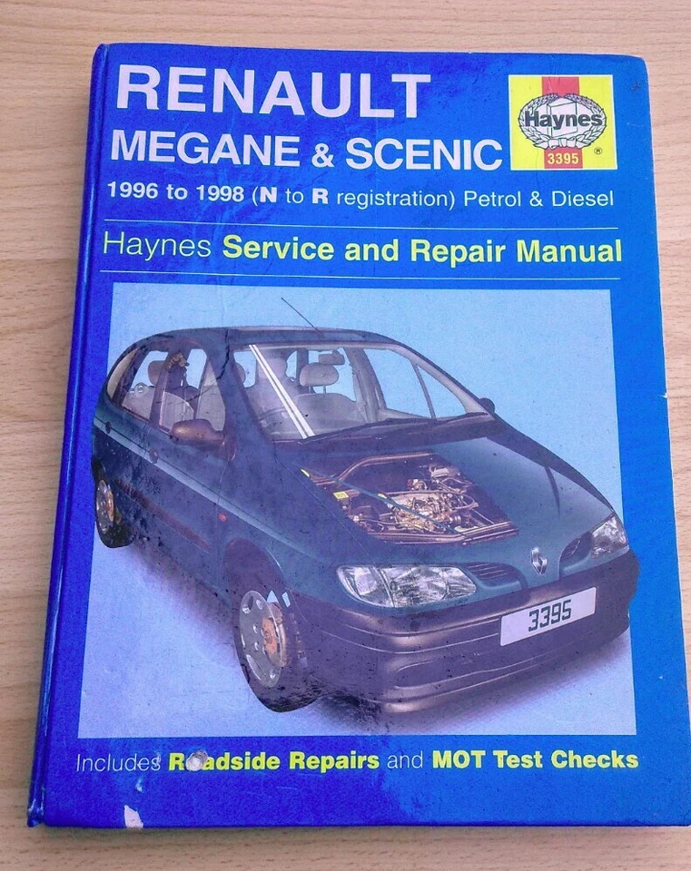 Renault Megane & Scenic Haynes workshop manual No 3395, 96 to 98+ handbook - Image 2 of 4