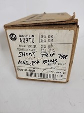 Allen Bradley 609TU-BOB Manual Motor Starter 609TUBOB Switch NEW