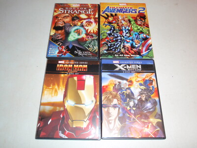 Marvel Iron Man X-Men Doctor Strange & More Animated Series DVD Featured Series