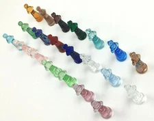 2.5" Degenhart Glass Lady 19 Colors Your Choice Colors Slag Clear Uranium