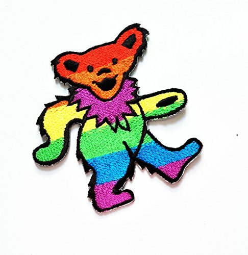 Grateful Dead Patch Rainbow Pride Love is Love Dancing Bears