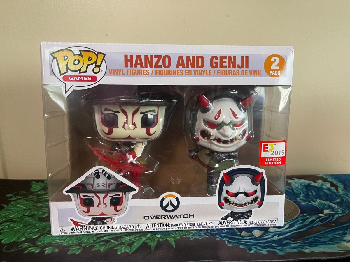 Funko Pop! Overwatch E3 Hanzo and Genji Pack *Authentic*