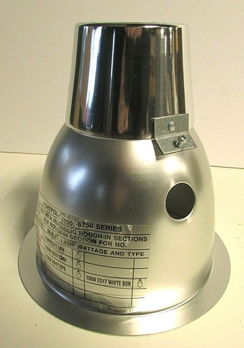 Cooper Portfolio 6" Compact Quartz Light Haze Reflector NEW 6701XH NEW - Picture 3 of 4