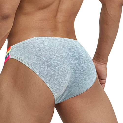Mens Soft Cotton Underwear Boxer Briefs Sexy Pouch Breathable Bikini Panties - Picture 10 of 56