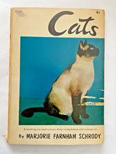 Cats by Marjorie Farnham Schrody 1957 PB Vint...