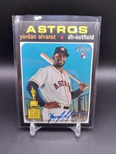 2020 Topps Heritage #ROA-YA Yordan Alvarez Rookie RC Auto Houston Astros A33